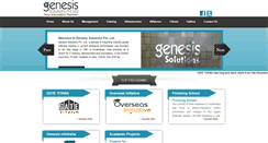 Desktop Screenshot of genesissol.in